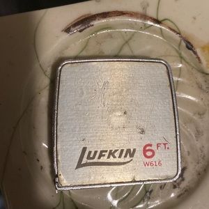 6inch tape measure old school etc.